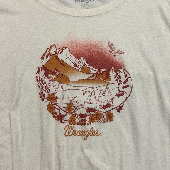 Cropped Wrangler Desert Tee - Picture 2 of 2